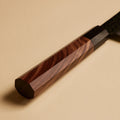 Nakiri octagonal wa handle in ebony and sandalwood